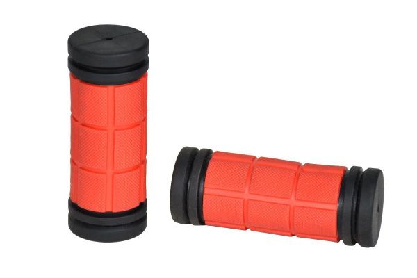 Грипсы MTB STARK 85mm,резина,красный\черный