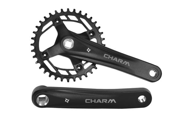 Система PROWHEEL CHARM-FDO4S-36T*175mm,AL-6061-T6,CHAINLINE:50mm,под квадрат,черный